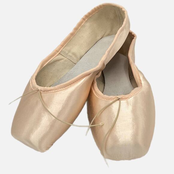 Suffolk Dance Silhouette Pink Pointe Ballet Shoes in Pink Size 7 XXXX N - Picture 2 of 7